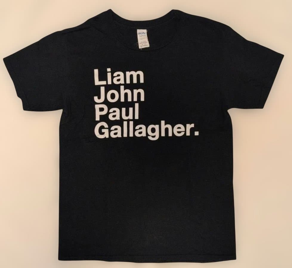 Liam John Paul Gallagher / Oasis Tシャツ M