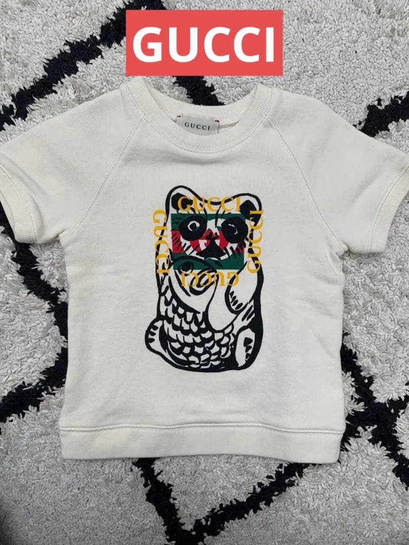 GUCCI キッズTシャツ　GUCCIベビー　GUCCIトップス