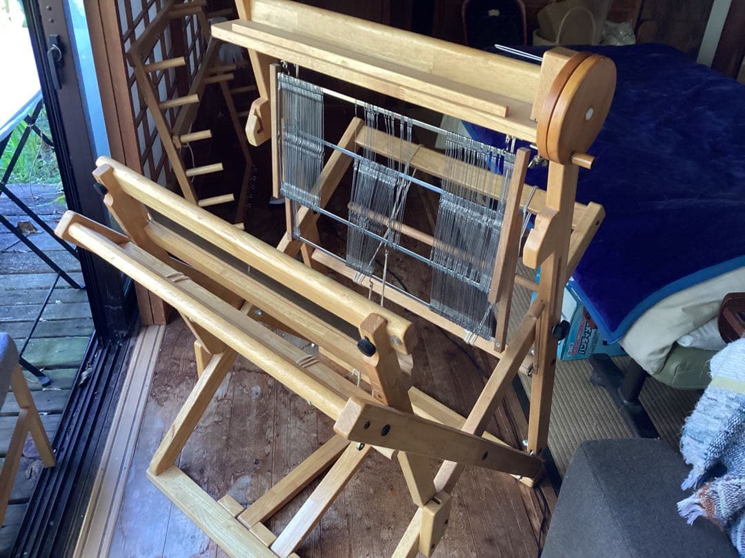 コンパクト木製織り機　さをり織り機