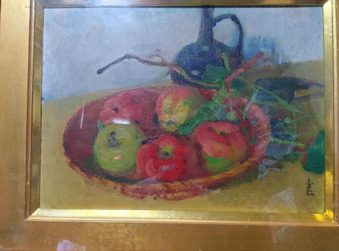 F4号油彩です写真１１枚です見事な秀作です