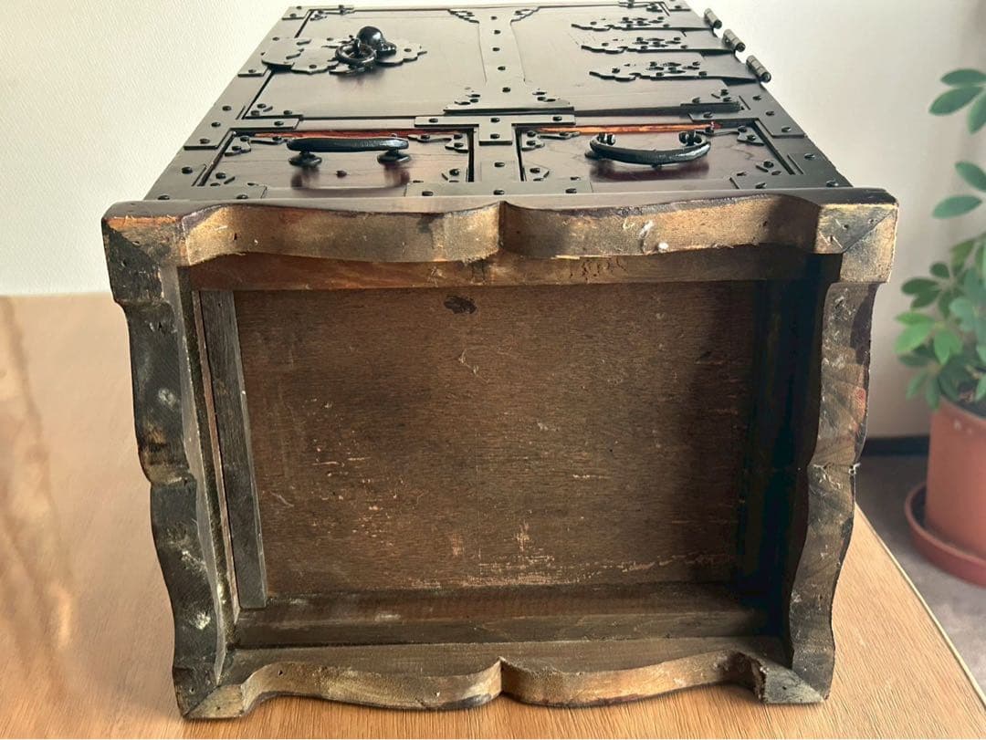 【希少】仙台箪笥、小箪笥・扉箪笥（金具装飾）