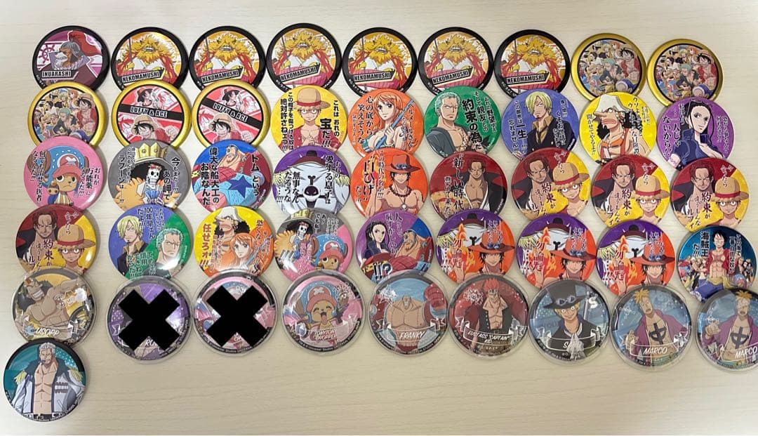 USJ限定　ワンピース缶バッジ