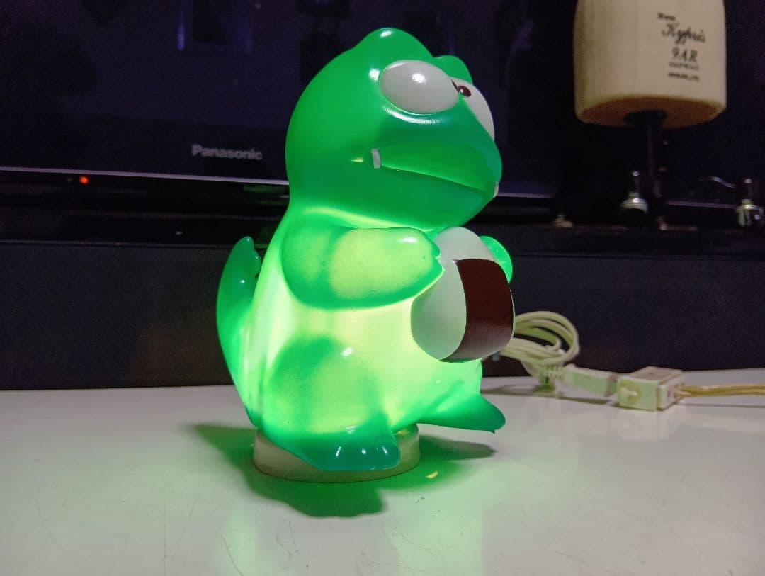 希少　1980's　オフィシャル　GODZILLA　学研 東宝　日本製　ランプ