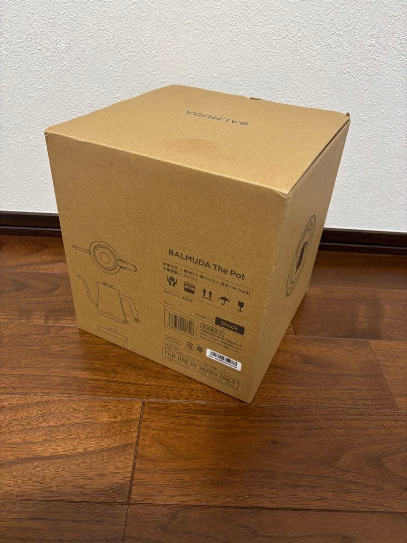 BALMUDA the pot K02A-BK 電気ケトル ブラック