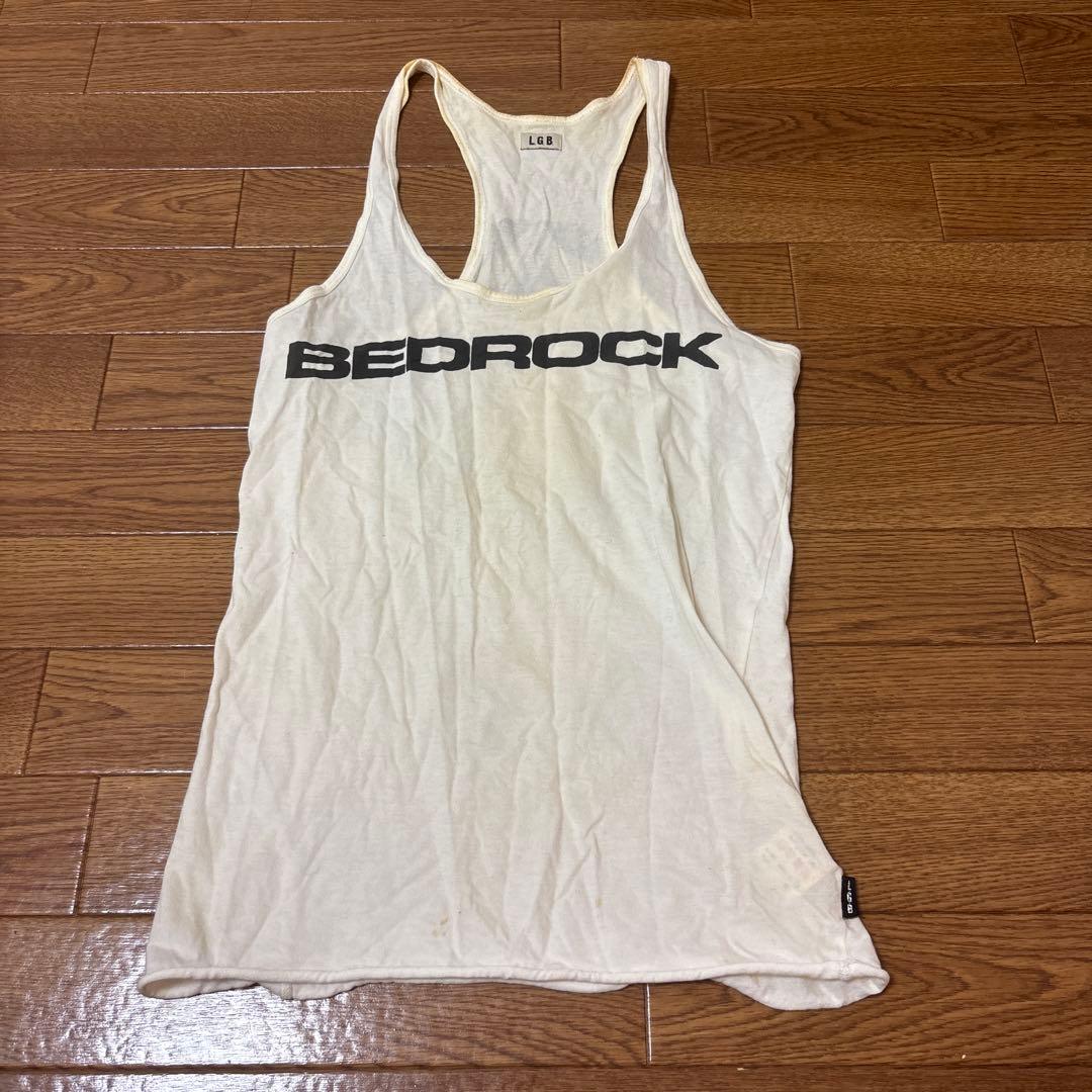 BEDROCK タンクトップ ホワイトLGB