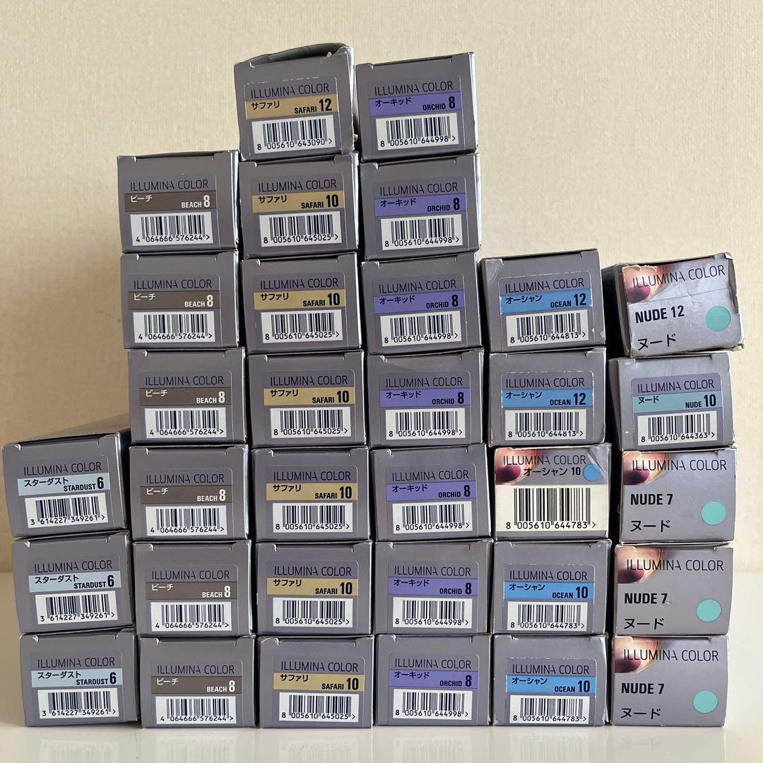 【新品未使用/箱潰れあり】ウエラ イルミナカラー 33本_おまとめ価格