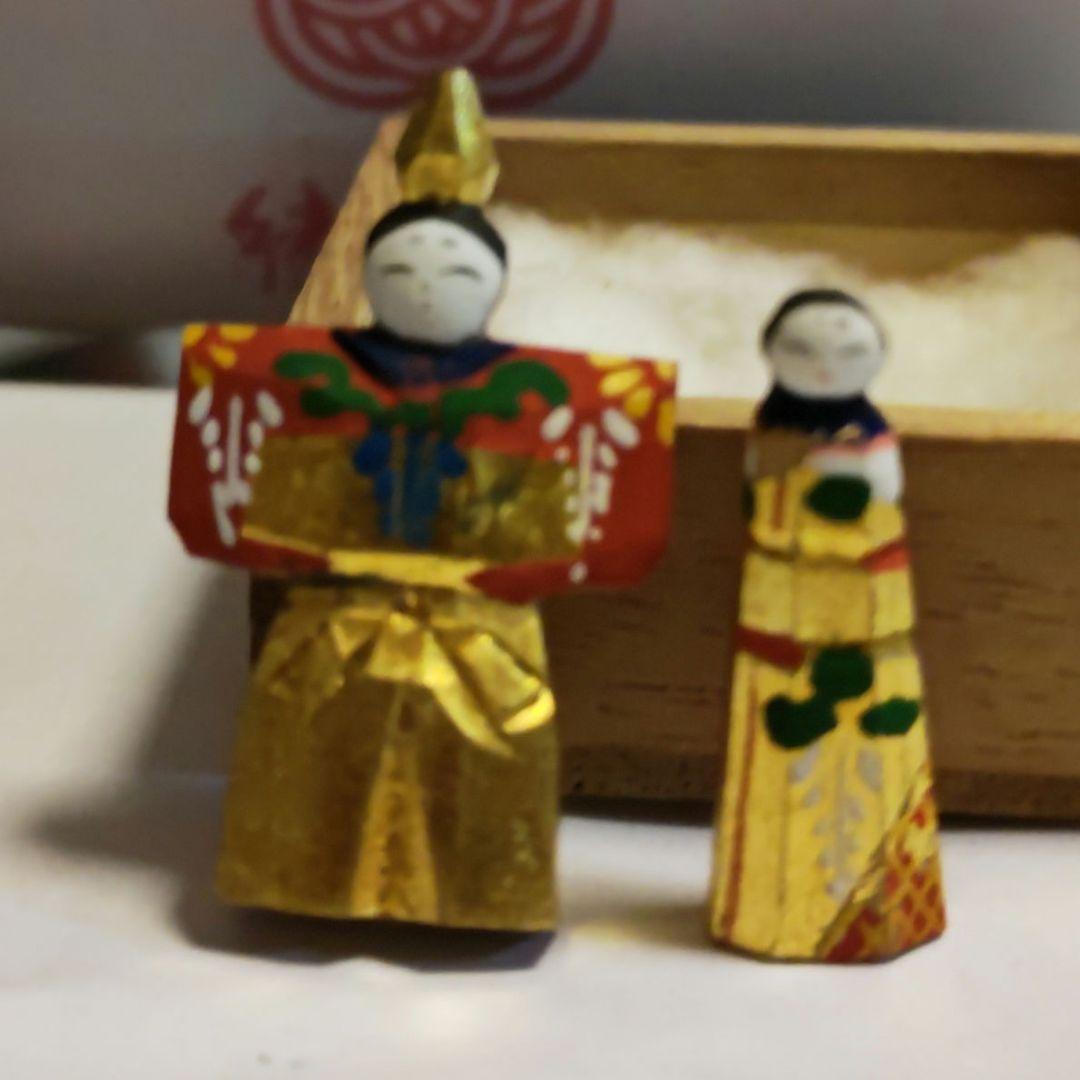 御雛　一刀彫　神泉
