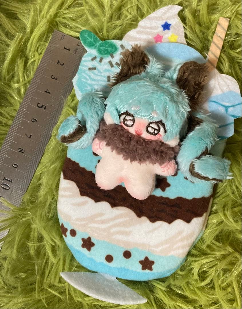 自作ぬいぐるみ・チョコミントの女の子