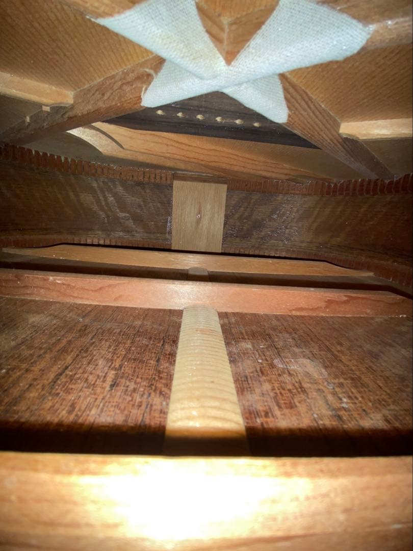 90’代モーリスMF50　スプルース単板、ペグGOTOHクリーニング済HC付