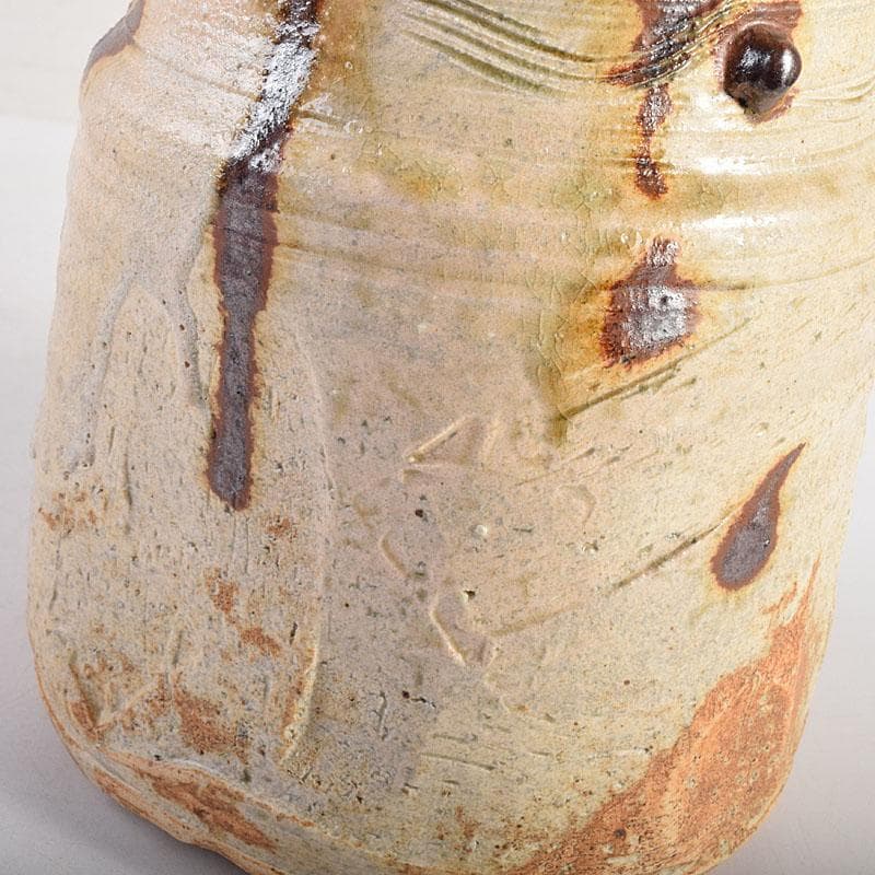 茶道具　美濃焼　大萱窯　加藤弥右衛門造　水指　共箱　V　8306