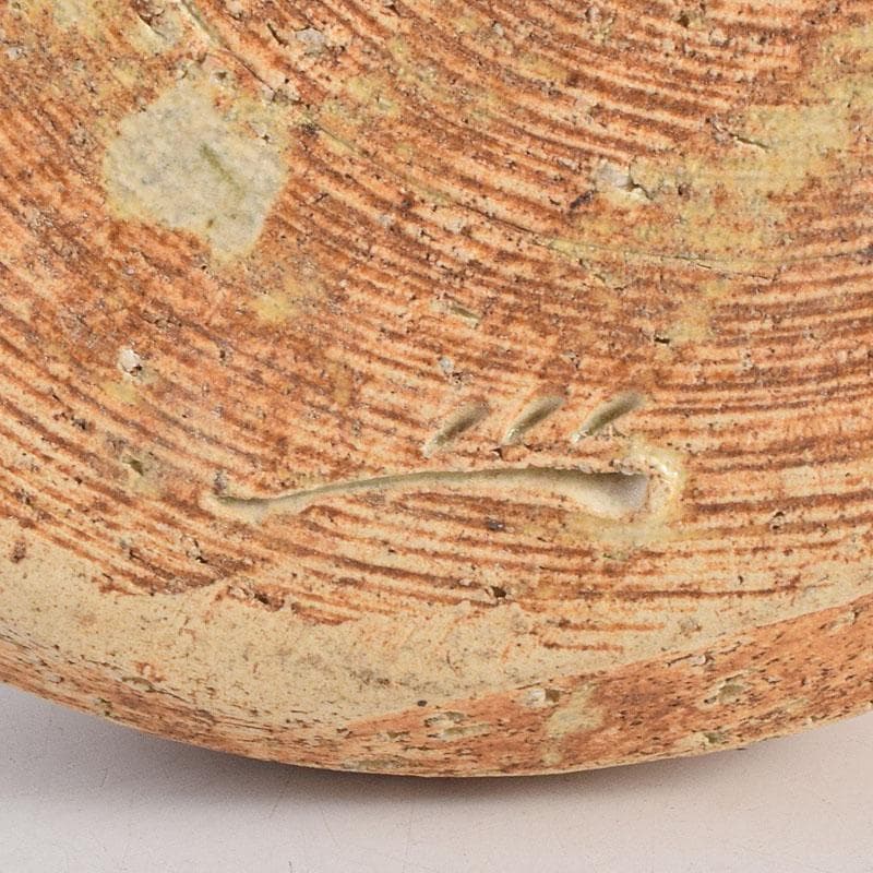 茶道具　美濃焼　大萱窯　加藤弥右衛門造　水指　共箱　V　8306