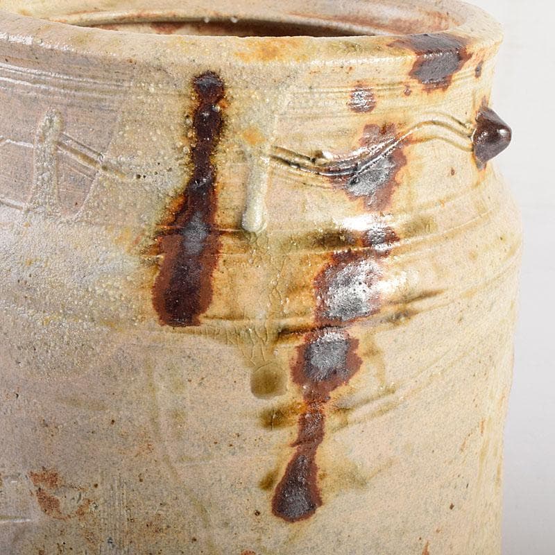 茶道具　美濃焼　大萱窯　加藤弥右衛門造　水指　共箱　V　8306