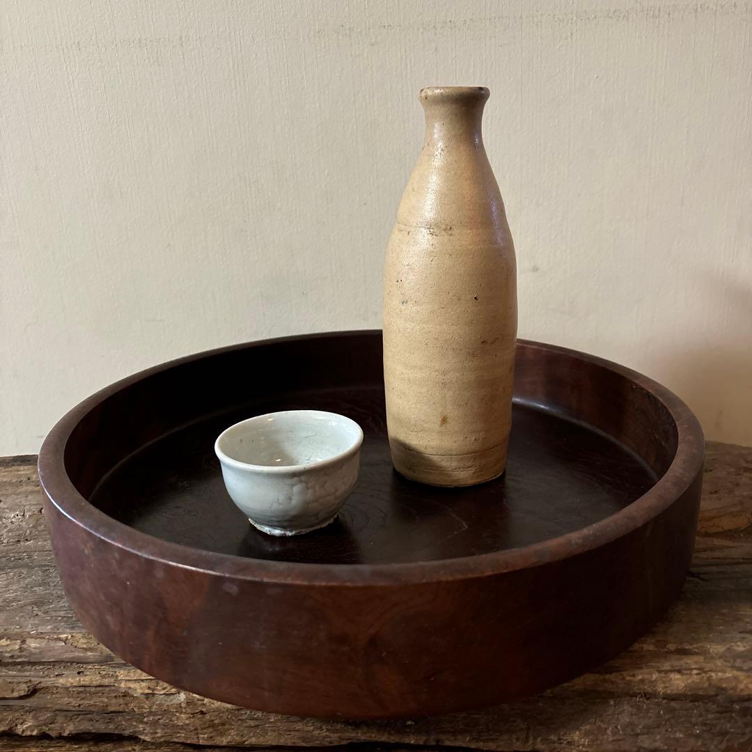 白丹波徳利　古美術　古道具　アンティーク　青山二郎　古陶磁　古民芸　酒器　李朝