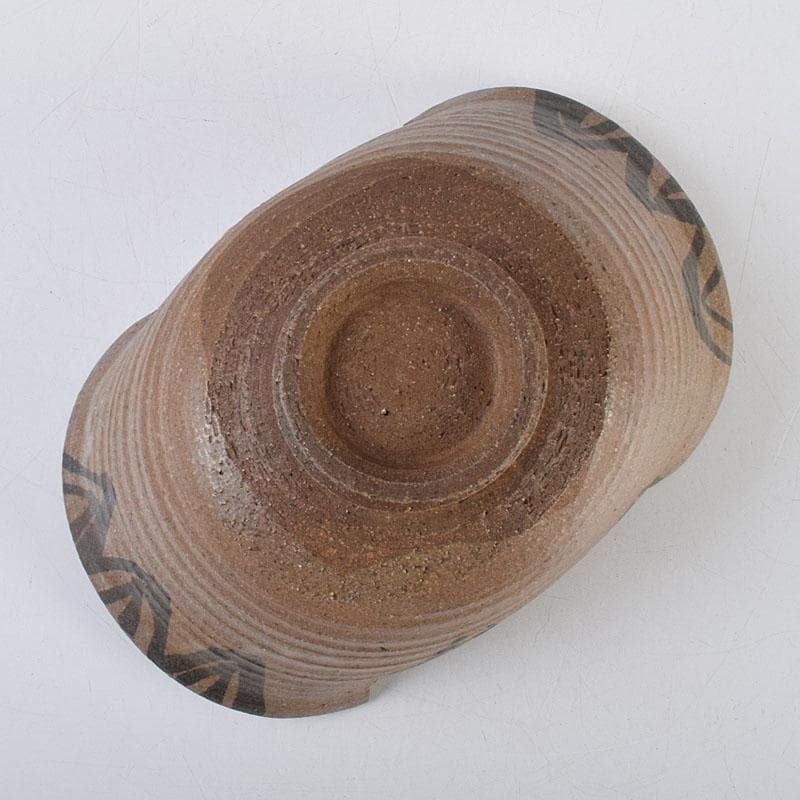 桂又三郎極め　江戸時代　古唐津　絵唐津　菓子鉢　M　R9332