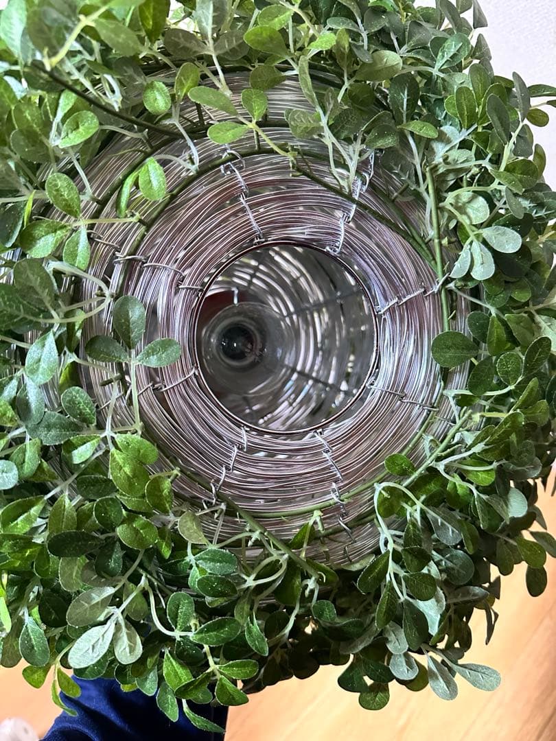 ディクラッセ オーランドビッグ ペンダントライト 人工グリーン 造花 カフェ等