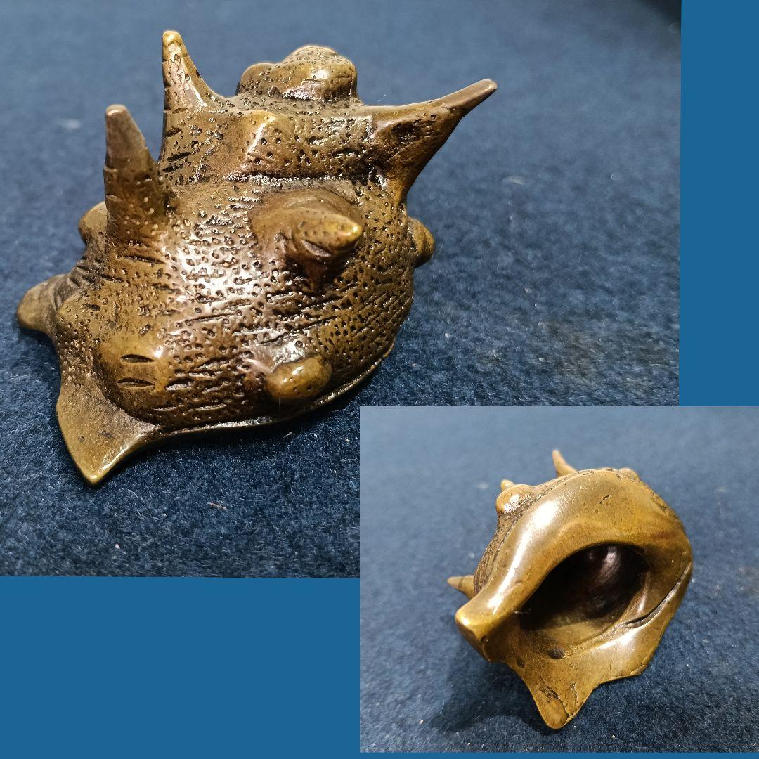 AM14 麻生雄芳 唐銅 蓋置 七種揃 松美堂 高岡銅器 共箱 未使用