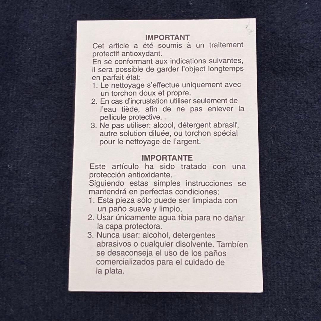 【極美品】Leader Argenti イタリア製 デスクメモ シルバー925