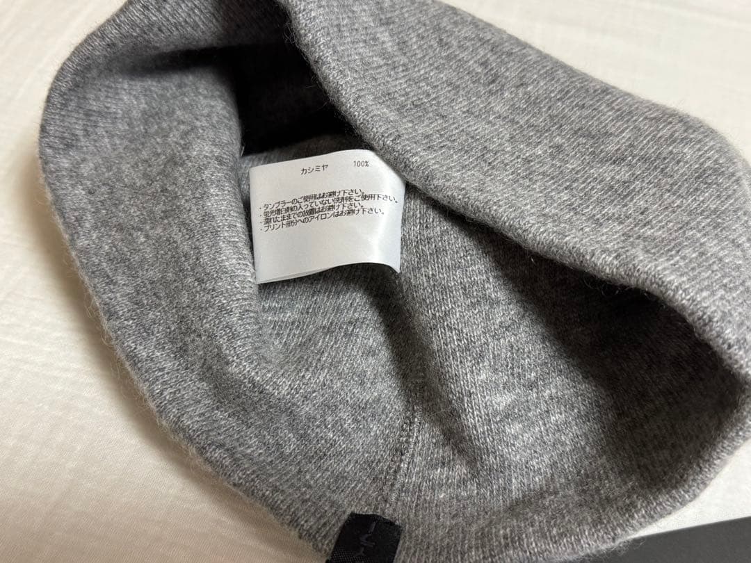 ループウィラー カシミヤ100％ ニット キャップ