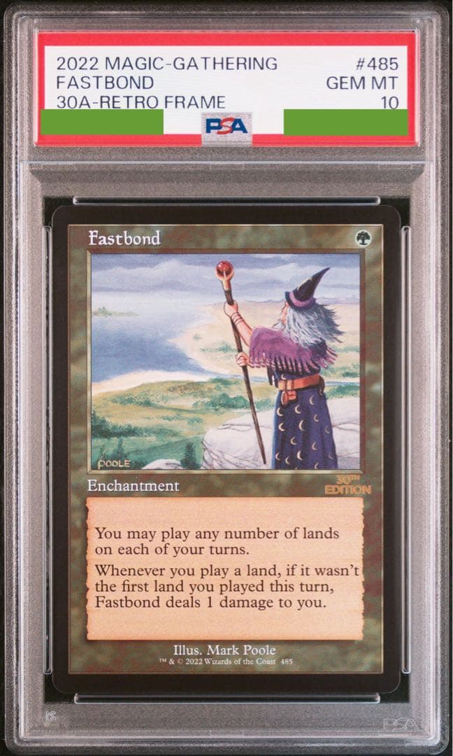 MTG 30th anniversary 旧枠 Fastbond PSA10