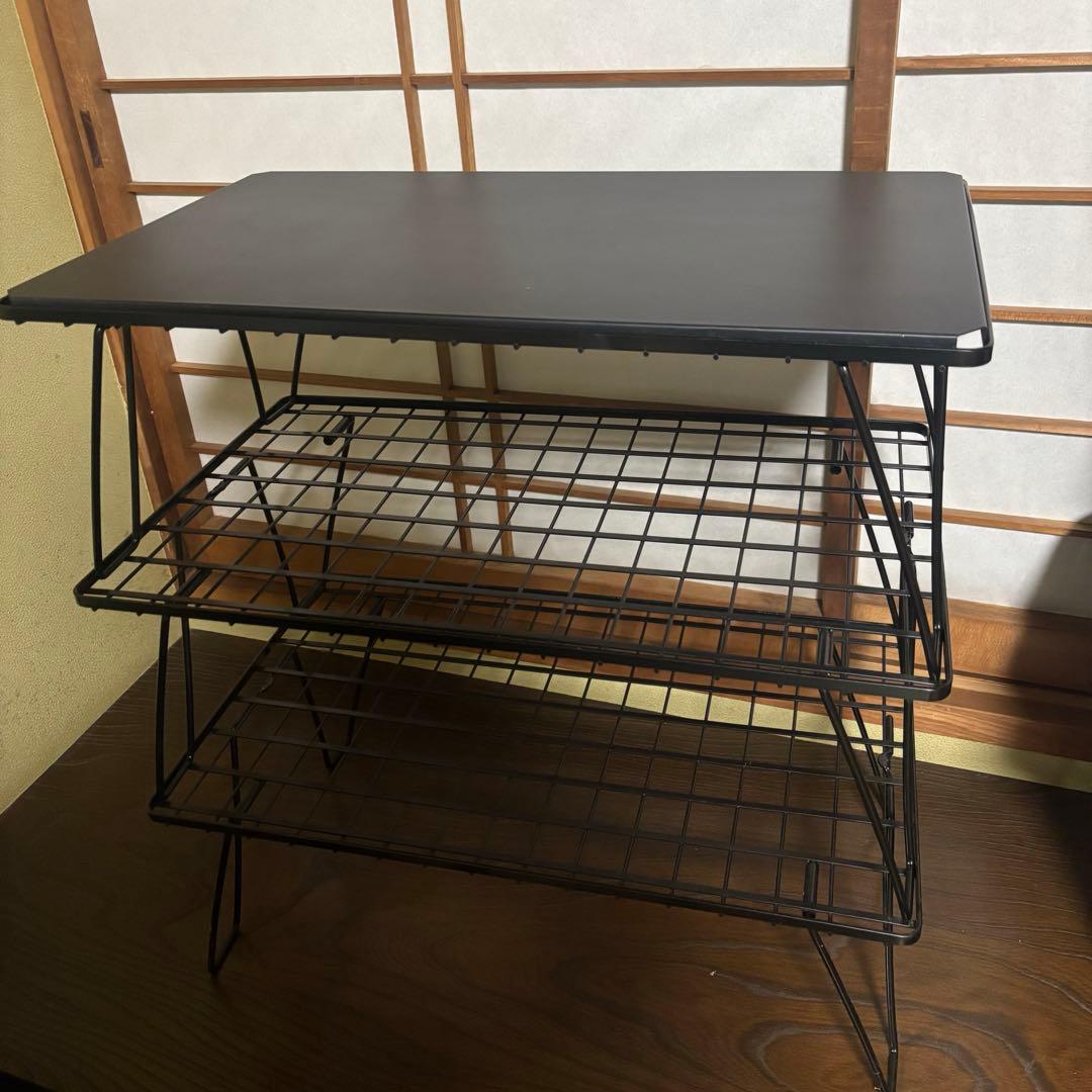 週末値下げ　ユニフレーム　フィールドラック　天板セット