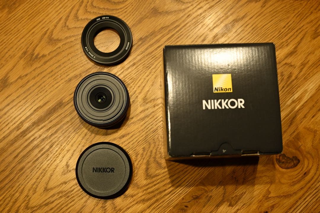 【美品購入】ニコン　NIKKOR Z 26mm f/2.8 出品1/5まで