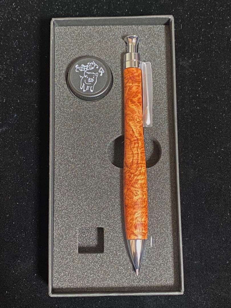 こぶた工房 シャープペンシル 極上花梨瘤0.5mm