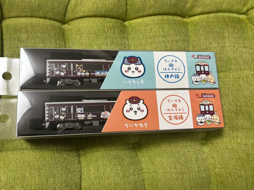 受注生産限定 ちいかわ×阪急電車　鉄道模型 Nゲージ　ちいかわ号　ハチワレ号
