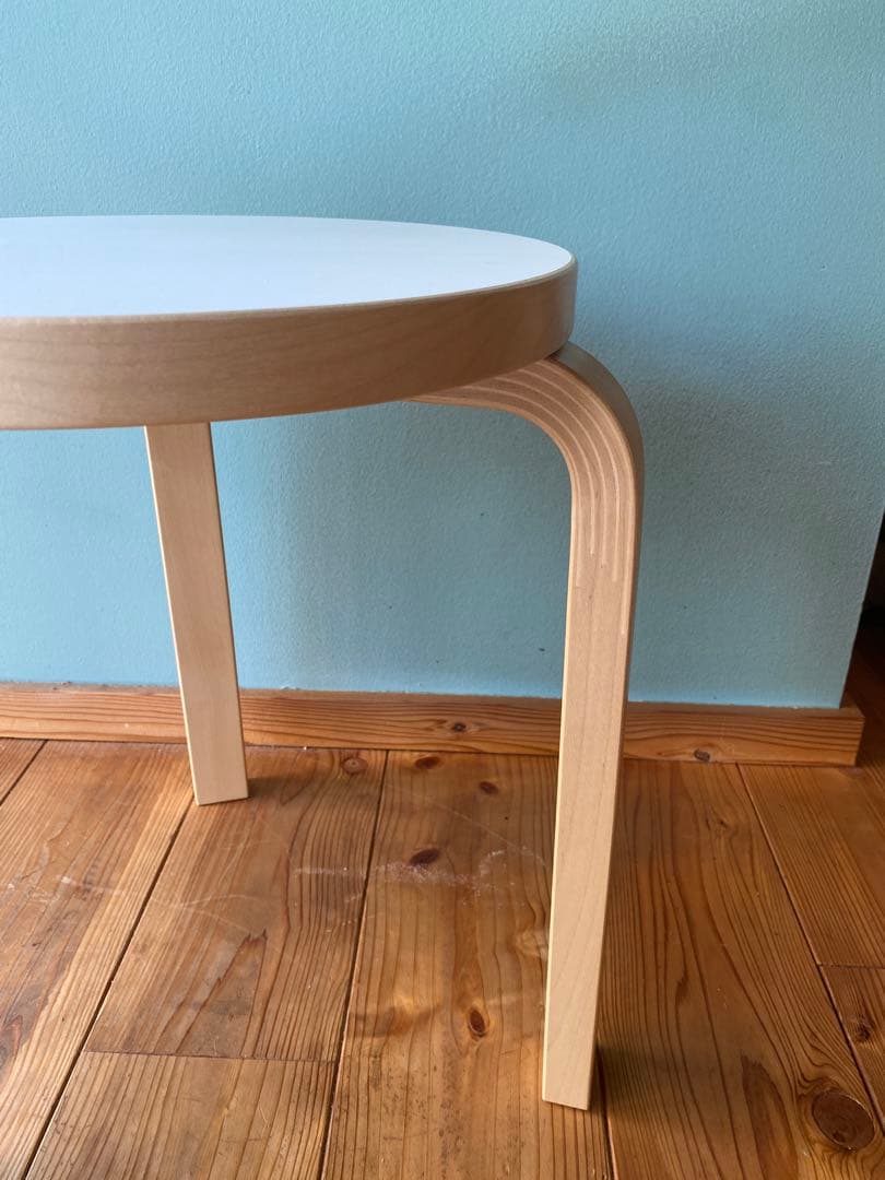 【正規品】artek スツール 60 ホワイト ラミネート