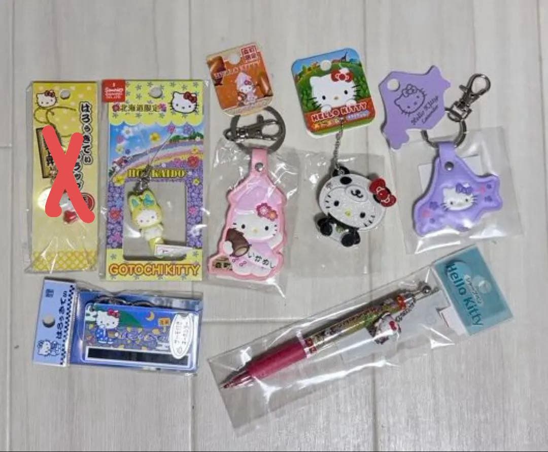 ご当地キティ ハローキティ 根付け ファスナーマスコット 他 28個 まとめ売り