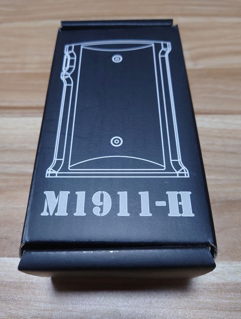 名刺ケース ガバメント ガングリップ 木製 アルミニウム製　M1911-H