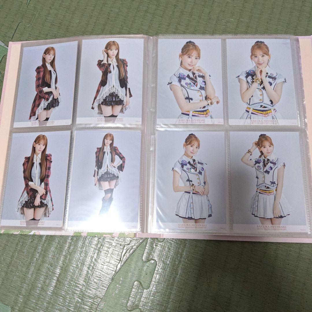宮脇咲良　HKT卒コングッズ☆メモリアル生写真132枚フルコンプセット