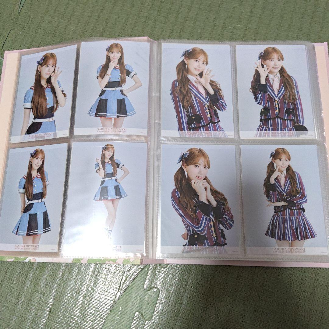 宮脇咲良　HKT卒コングッズ☆メモリアル生写真132枚フルコンプセット
