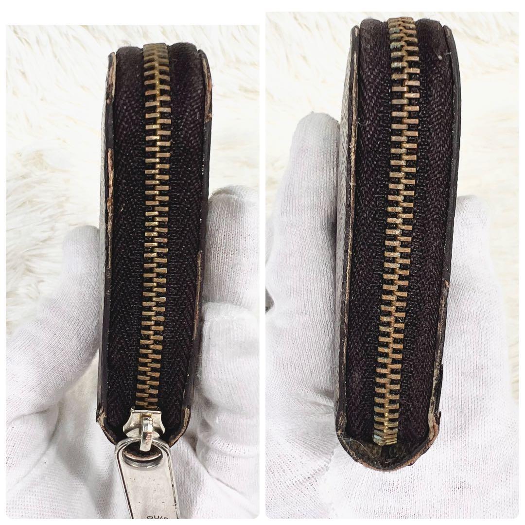 ルイヴィトン ケース ジッピーパース モノグラム 茶 小銭入れ 財布