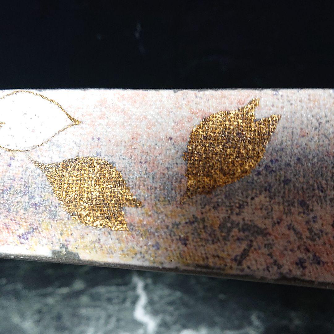 島田恭子　さくら文  陶筥 蓋物 陶箱  箱なし