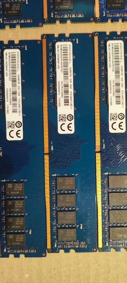 Z*n様 【計24GB】Ramaxel DDR4-2400 4GB×6枚　デスク