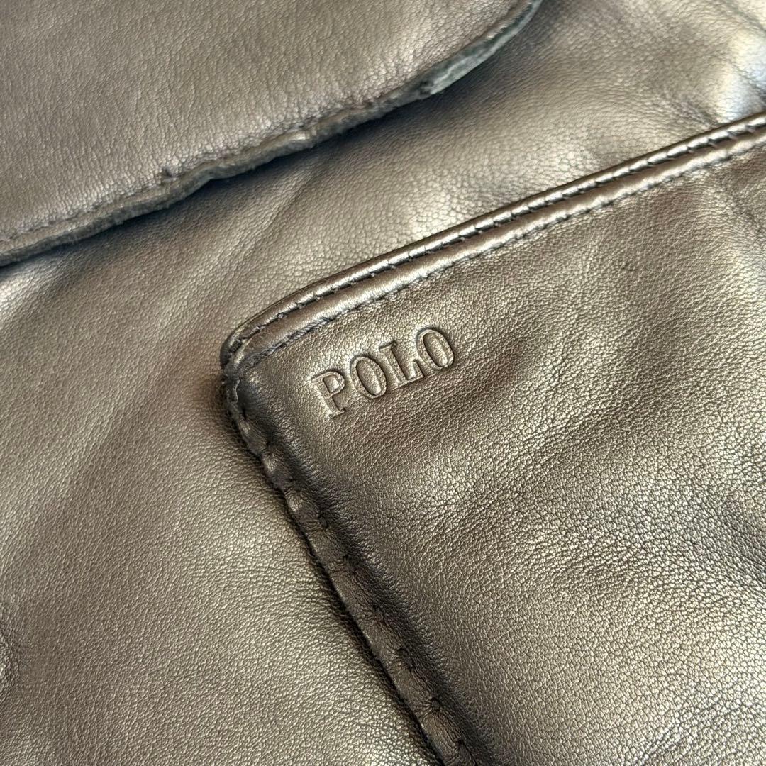 小物 polo ralph lauren leather glove