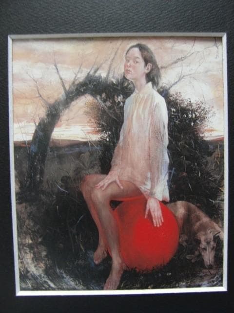 大場再生【岐かれ道】希少画集画、状態良好、新品高級額装付