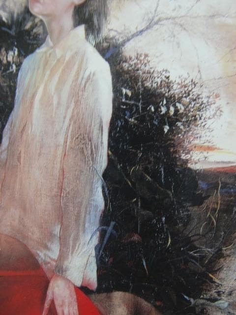 大場再生【岐かれ道】希少画集画、状態良好、新品高級額装付