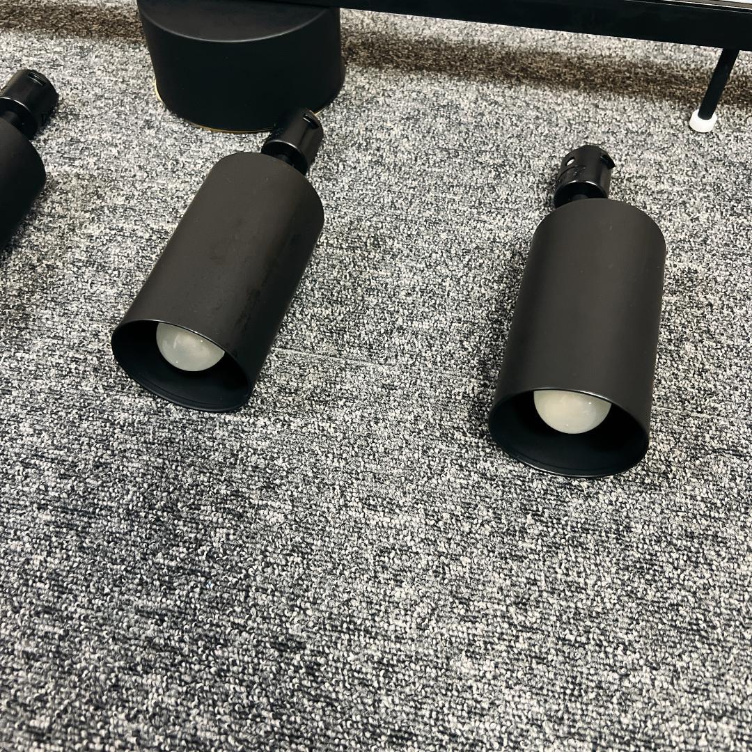 【美品】無印良品　MJ-1603 スポットライト 4灯式 黒