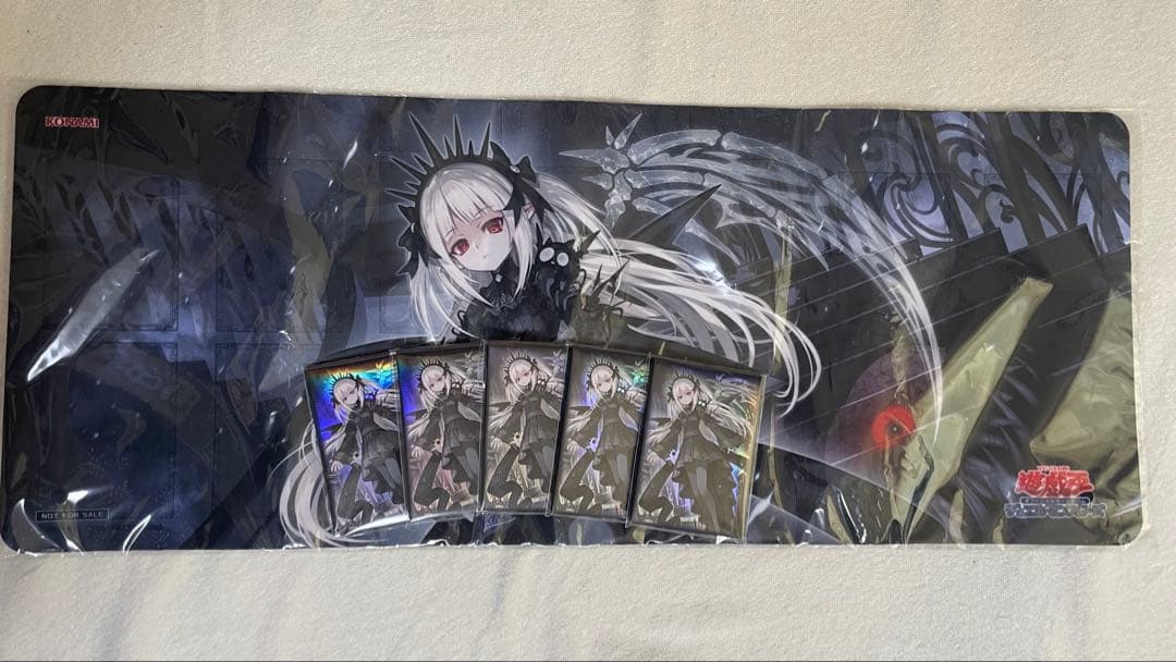 遊戯王　YCSJ 光なき影 ア=バオ・ア・クゥー スリーブ プレイマット セット