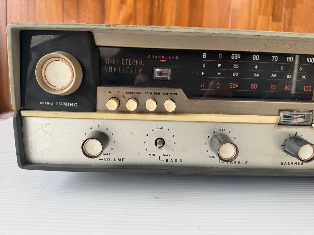 サンスイ SM-80 管球式チューナーアンプレシーバー 真空管アンプ(a47)