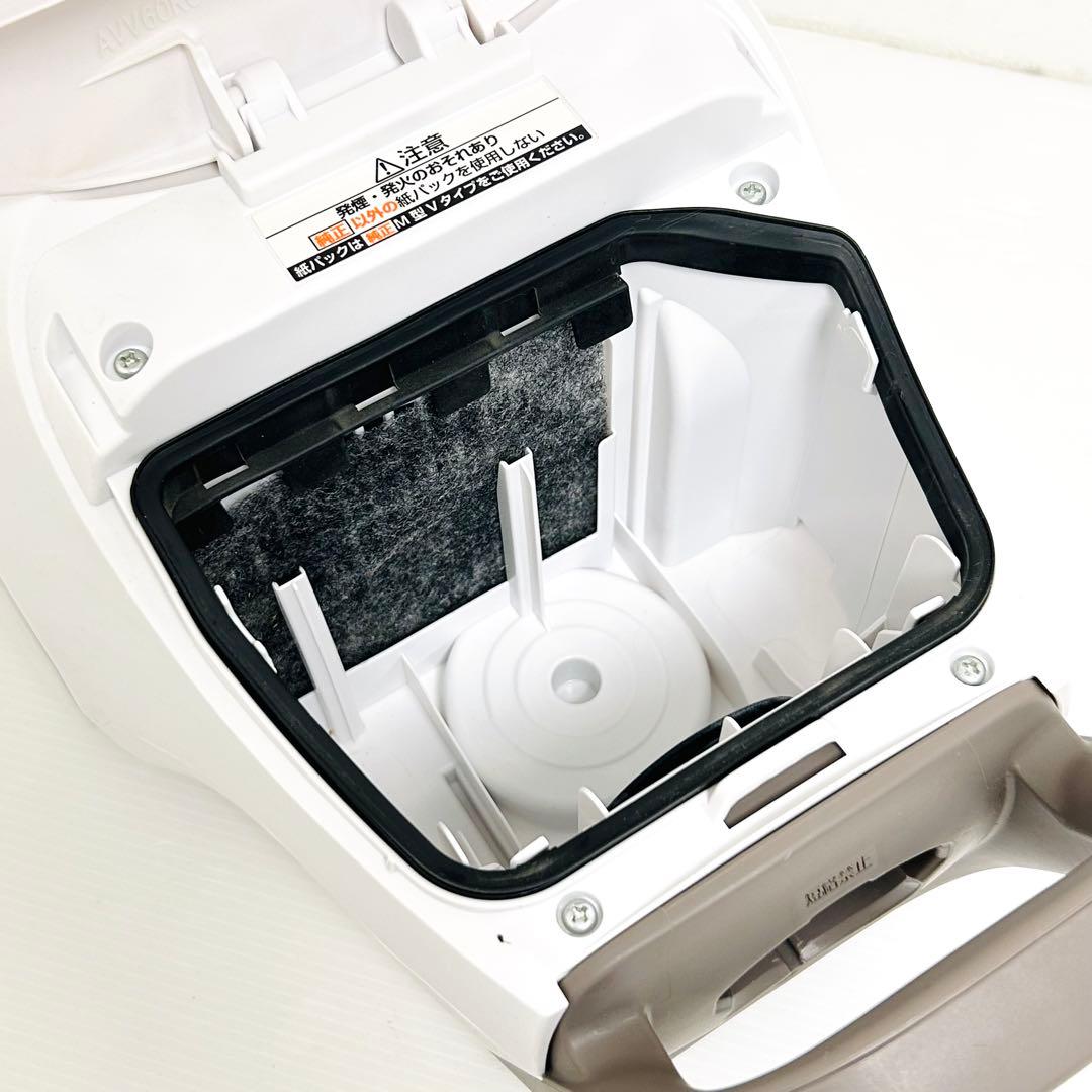 23年製 Panasonic 紙パック式掃除機 MC-PJ21AJ-W ホワイト