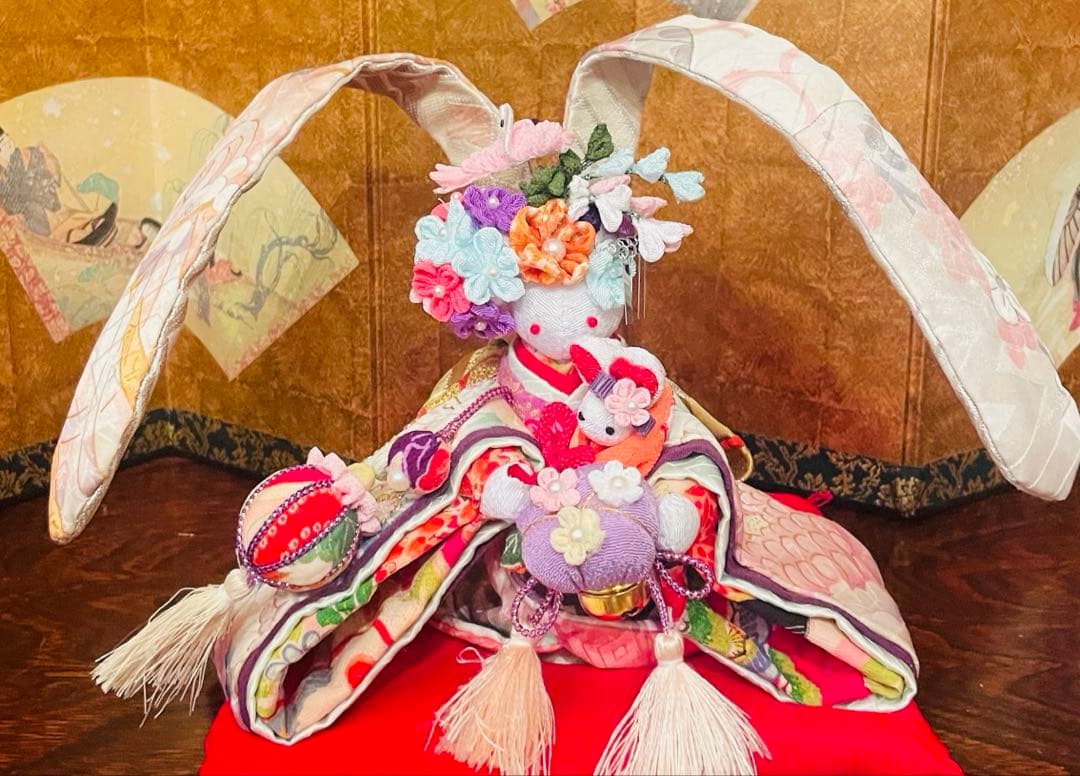 チロルパンになります！ ご連絡用　着物うさぎお姫様人形 王子様うさぎさん