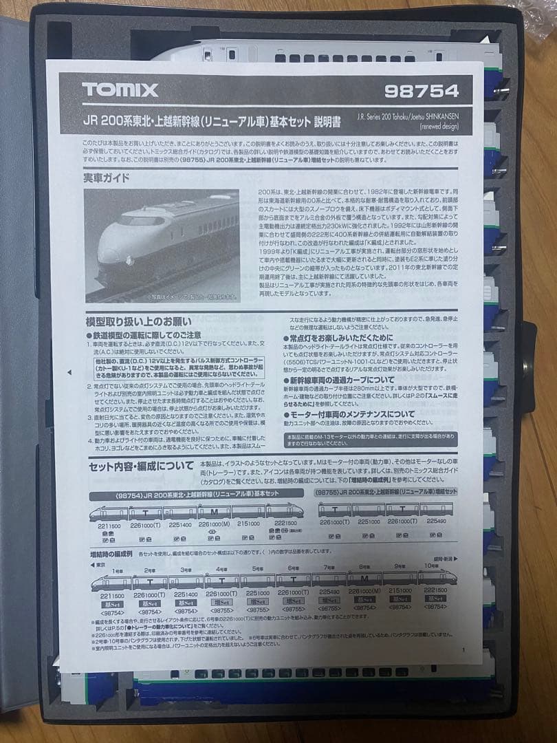 TOMIX JR 200系東北・上越新幹線(リニューアル車) 基本+増結
