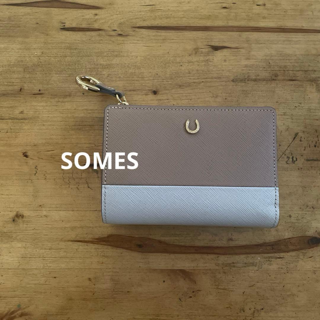 SOMES ソメスサドルピルエット LF折財布 ツートン ホリデー限定ウォレット