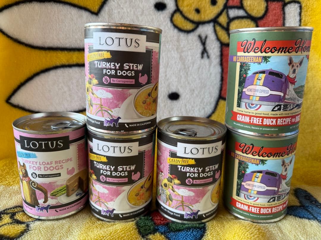 ロータス缶詰　ターキー、ダック６缶セット