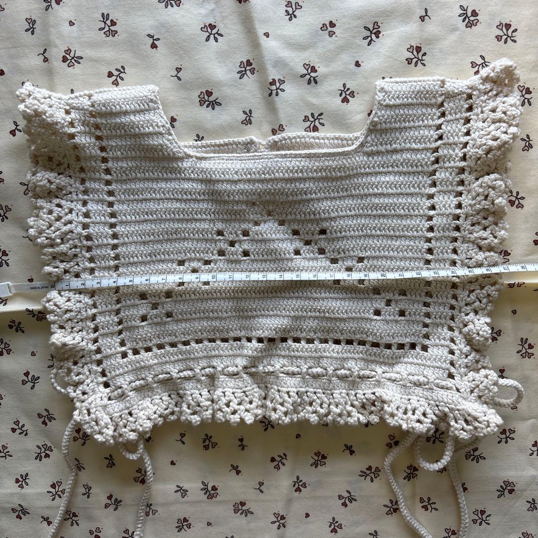 SOOR PLOOM つけ襟ベスト　アイボリー