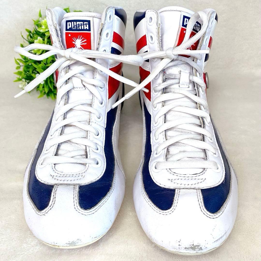 プーマ　ミハラヤスヒロ　ユニオンジャック スエードレザー ハイカットスニーカー