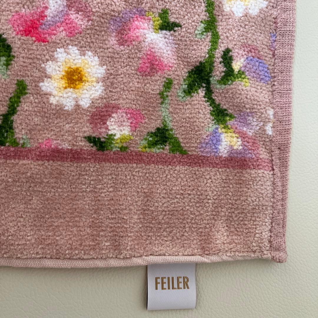 【新品】FEILER フェイラー　スウィートスイートピー　ハンドタオル　80cm