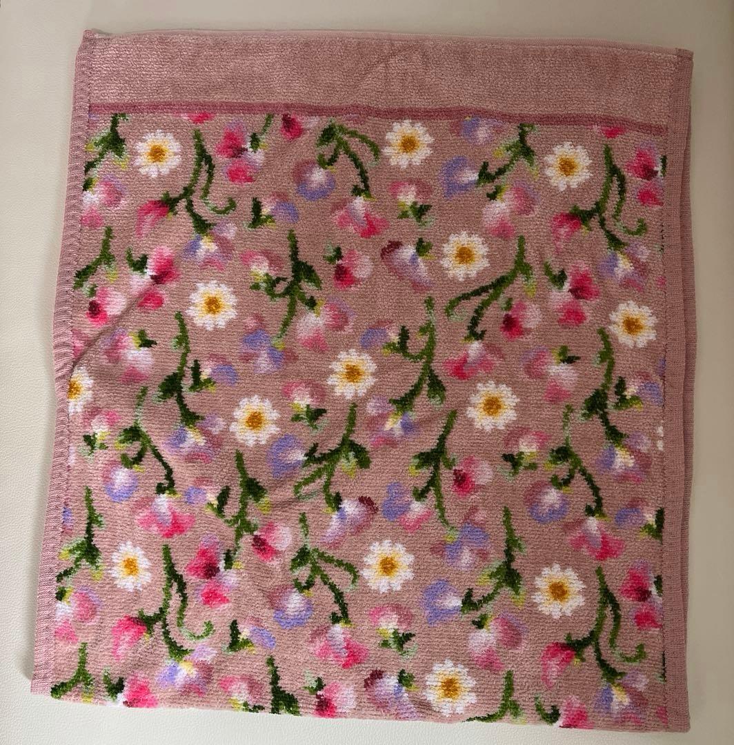 【新品】FEILER フェイラー　スウィートスイートピー　ハンドタオル　80cm